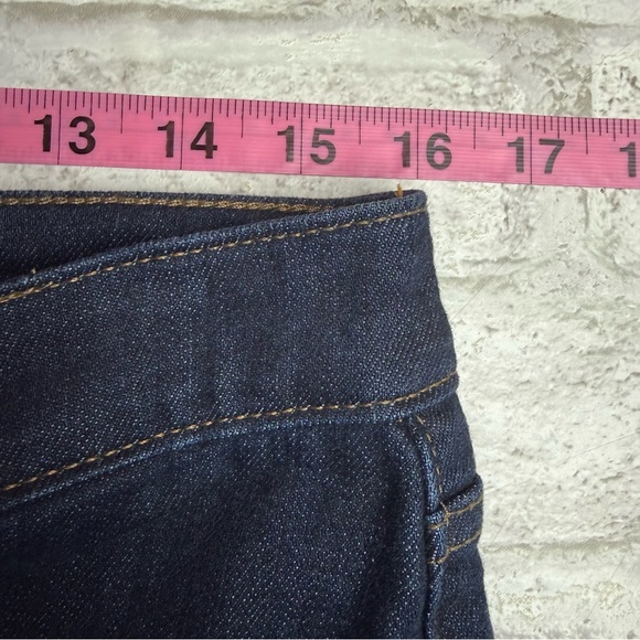 Lands' End Jeans 8 Blue Dark Wash Straight Leg Fit 2 Stretch Denim NEW NWOT😍 - Picture 11 of 13